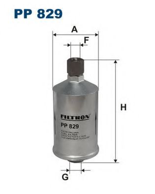 Снят с производства Фильтр топливный --- - FILTRON PP829