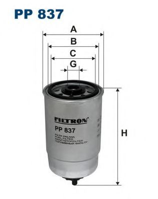 Фильтр топливный opel - FILTRON PP837