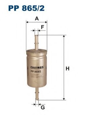 Фильтр топливный ford - FILTRON PP865/2