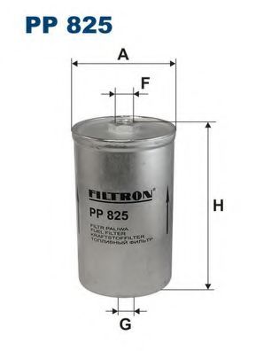 Фильтр топливный saab - FILTRON PP825