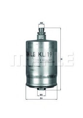 Фильтр топливный - Knecht KL 19