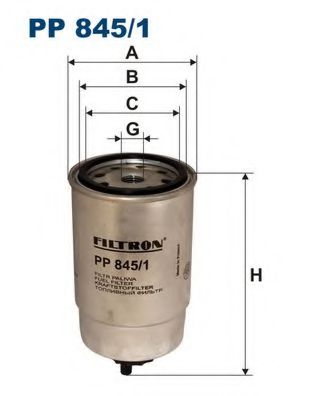 Фильтр топливный opel HCV - FILTRON PP845/1