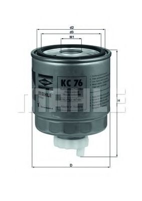 Фильтр топливный - Knecht KC 76