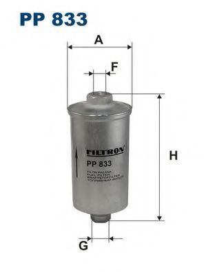 Фильтр топливный renault - FILTRON PP833