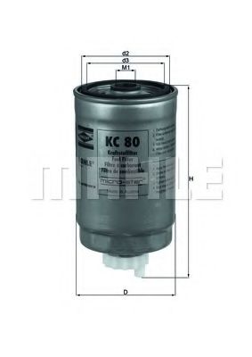 Фильтр топливный - Knecht KC 80