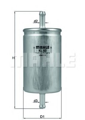 Фильтр топливный - Knecht KL 60