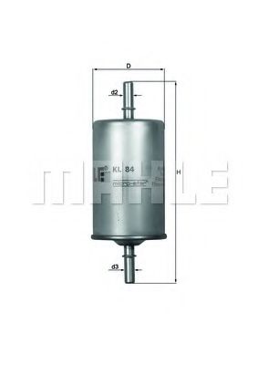 Фильтр топливный - Knecht KL 84