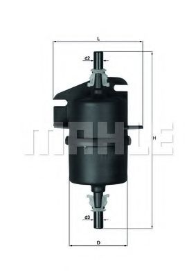 Фильтр топливный - Knecht KL 238