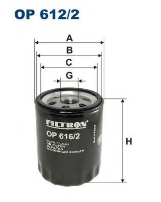 Фильтр масляный VW group - FILTRON OP616/2