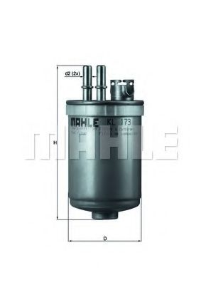 Фильтр топливный - Knecht KL 173