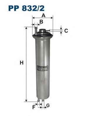 Фильтр топливный BMW - FILTRON PP832/2