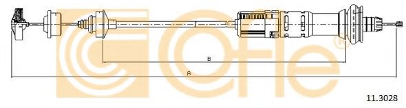 Трос сцепления - Cofle 11.3028