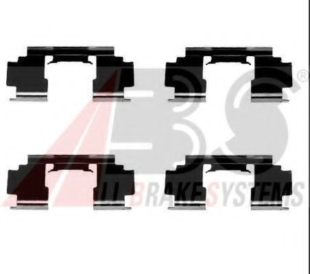 Комплектующие, колодки дискового тормоза - ABS 1276Q