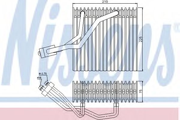 Испаритель кондиционера - Nissens 92176