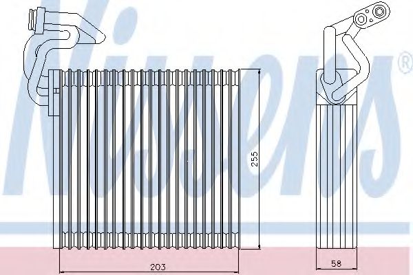 Испаритель кондиционера - Nissens 92214