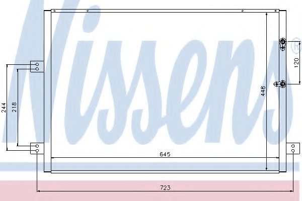 Конденсатор кондиционера - Nissens 94787