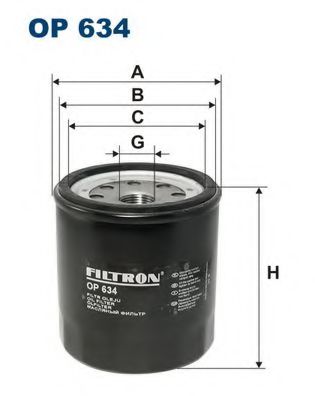Фильтр масляный isuzu - FILTRON OP634