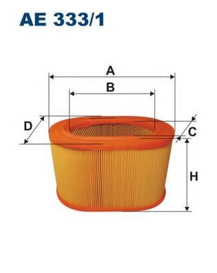 Фильтр воздушный mitsubishi - FILTRON AE333/1