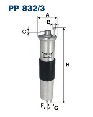 Фильтр топливный BMW - FILTRON PP832/3