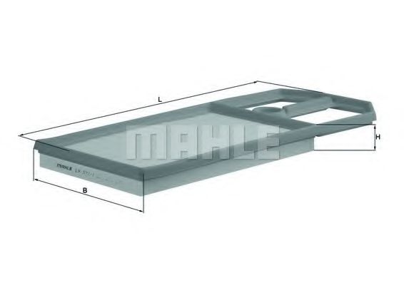 Фильтр воздушный - Knecht LX 571/1
