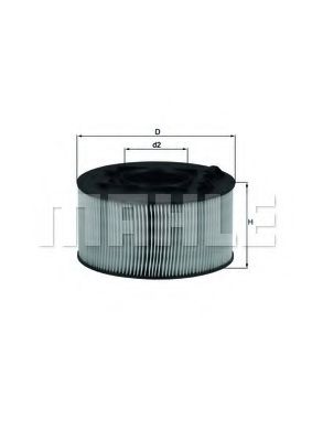 Фильтр воздушный - Knecht LX 759