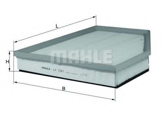 Фильтр воздушный - Knecht LX 1261