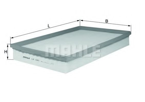 Фильтр воздушный - Knecht LX 1500