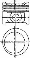 Поршень - Nural 87-704200-10