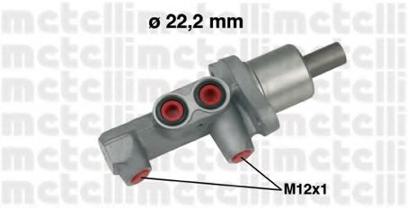 Главный тормозной цилиндр - Metelli 05-0484