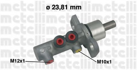 Главный тормозной цилиндр - Metelli 05-0491