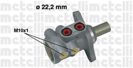 Главный тормозной цилиндр - Metelli 05-0532