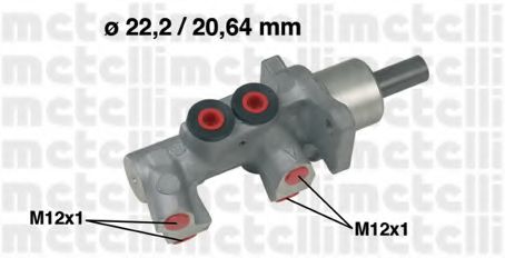 Главный тормозной цилиндр - Metelli 05-0551
