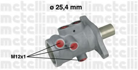 Главный тормозной цилиндр - Metelli 05-0555