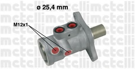 Главный тормозной цилиндр - Metelli 05-0557