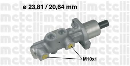 Главный тормозной цилиндр - Metelli 05-0575
