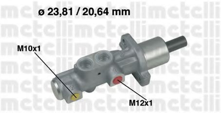 Главный тормозной цилиндр - Metelli 05-0576