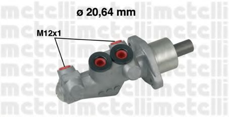 Главный тормозной цилиндр - Metelli 05-0584