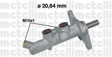 Главный тормозной цилиндр - Metelli 05-0592