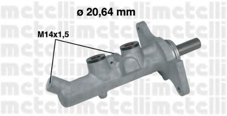 Главный тормозной цилиндр - Metelli 05-0593