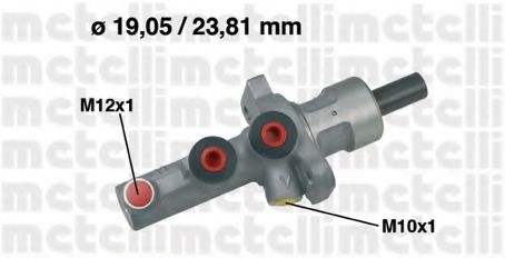 Главный тормозной цилиндр - Metelli 05-0621
