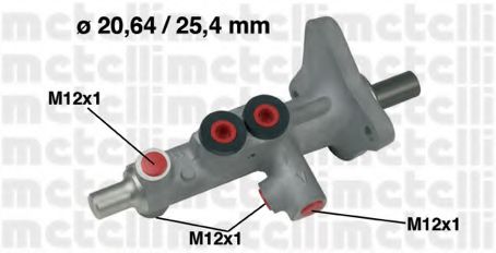 Главный тормозной цилиндр - Metelli 05-0628