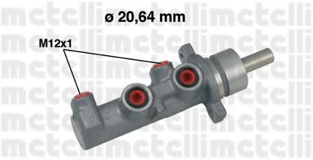 Главный тормозной цилиндр - Metelli 05-0644