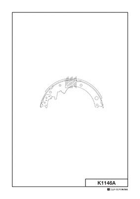 Колодки тормозные барабанные  - Kashiyama K1146A