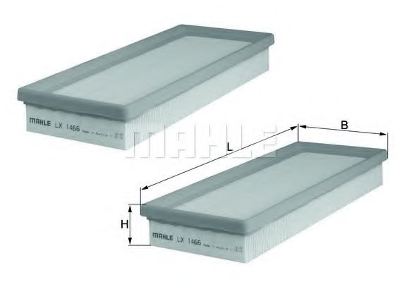 Снят с производства Фильтр воздушный - Knecht LX 1466/S