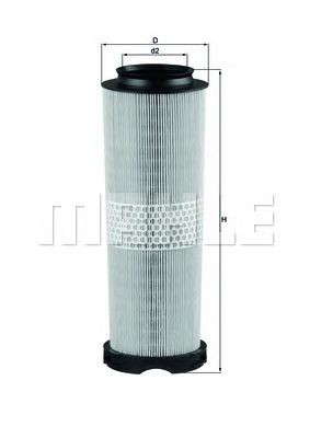 Фильтр воздушный - Knecht LX 943