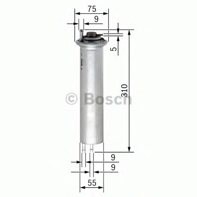 Фильтр топливный - Bosch 0 450 905 960