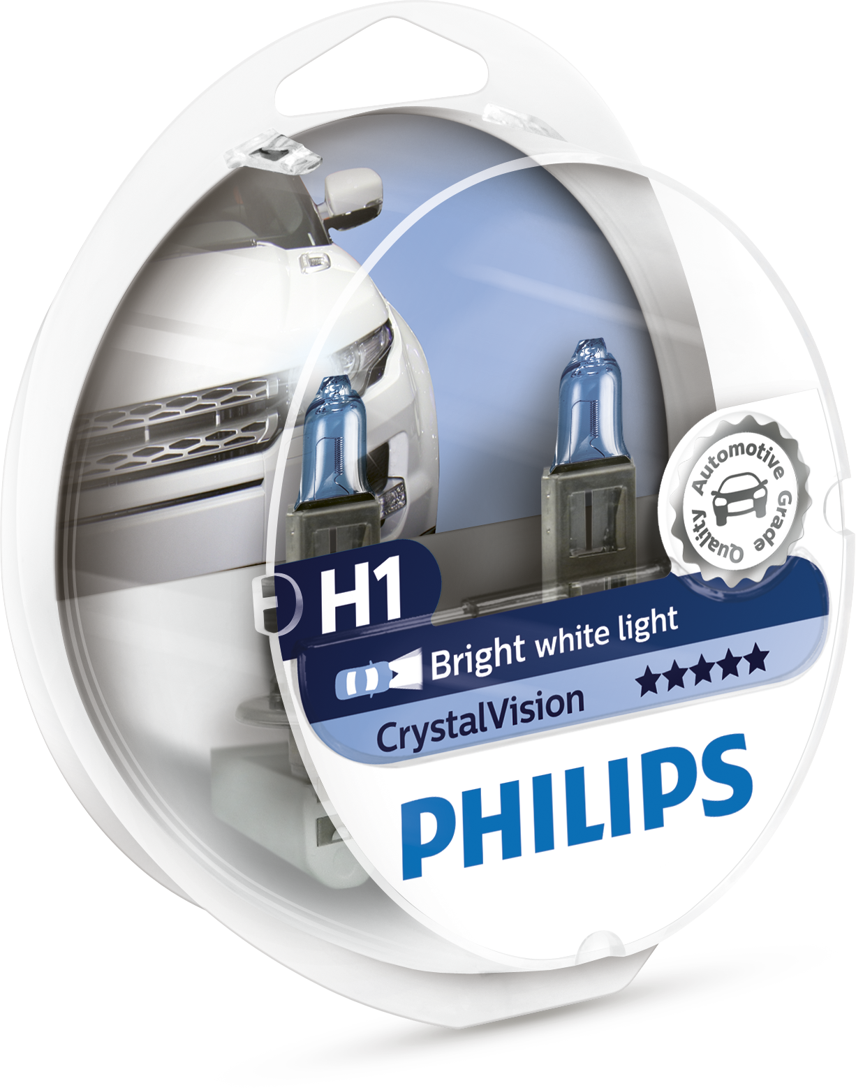 Комплект ламп 12V h1/w5w Crystal Vision - Philips 12258CVSM