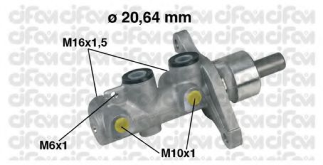 Главный тормозной цилиндр - Cifam 202-346