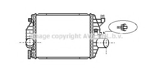 Радиатора интеркулера - AVA MS 4357