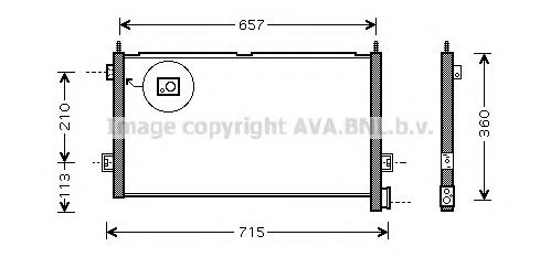 Конденсатор кондиционера - AVA VL 5027